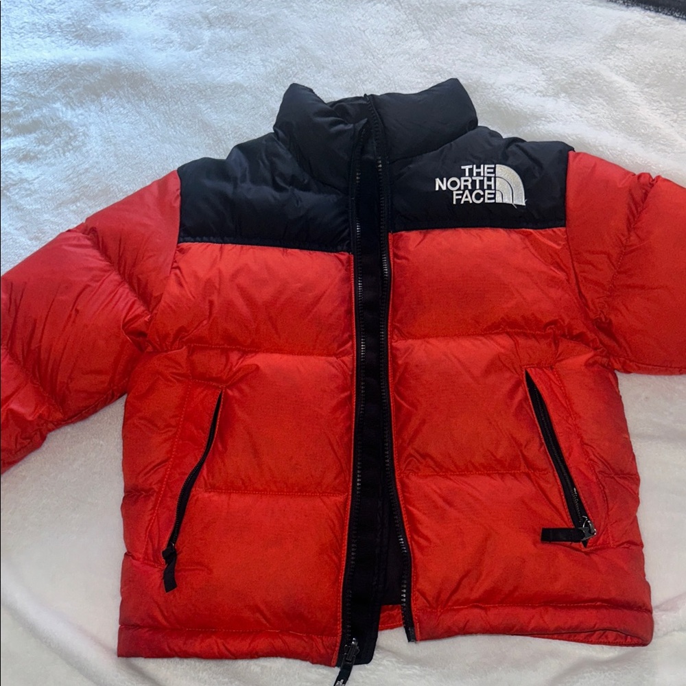 The North Face Kids Puffer Jacket in Red and Black